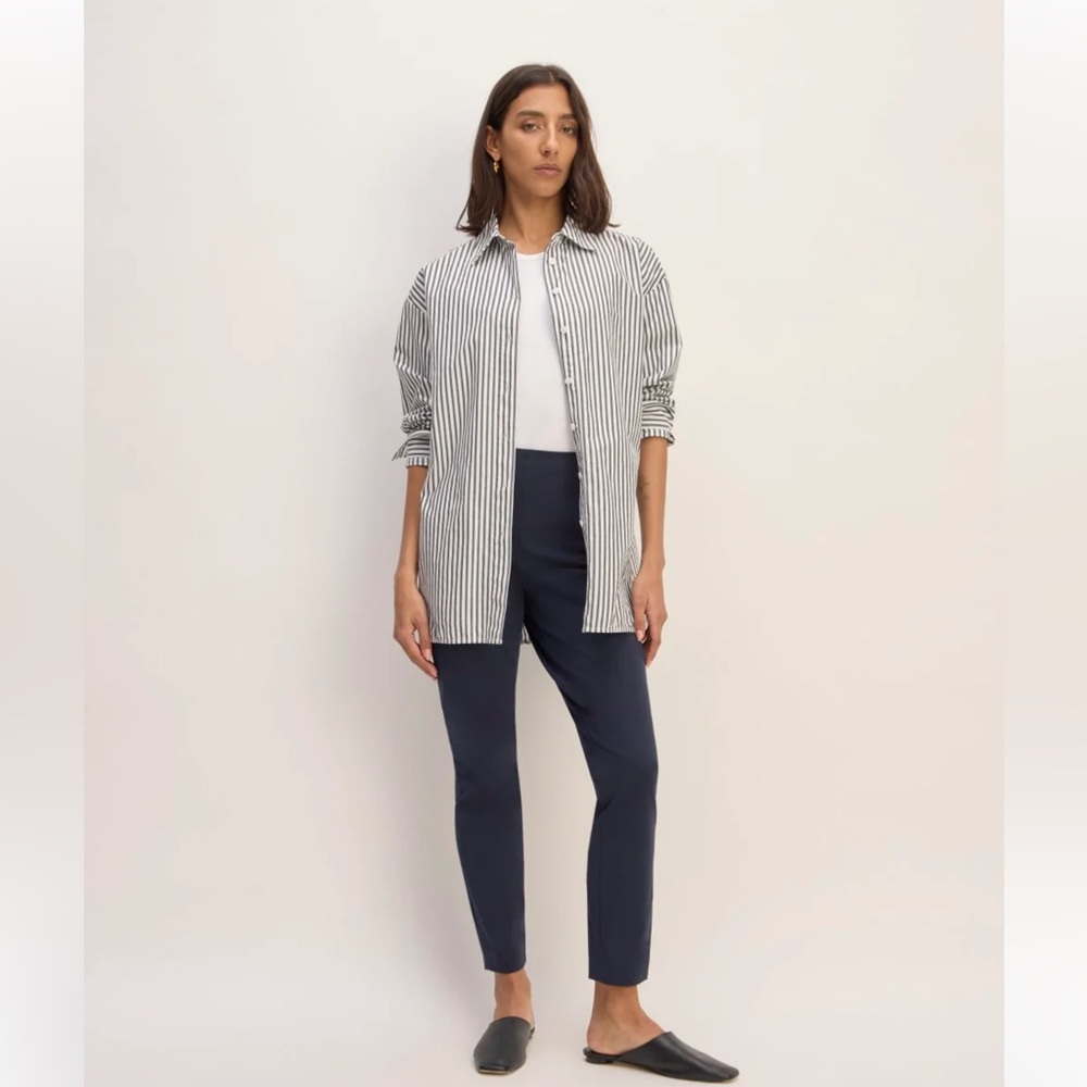 Like-new Everlane stretch work pants - navy